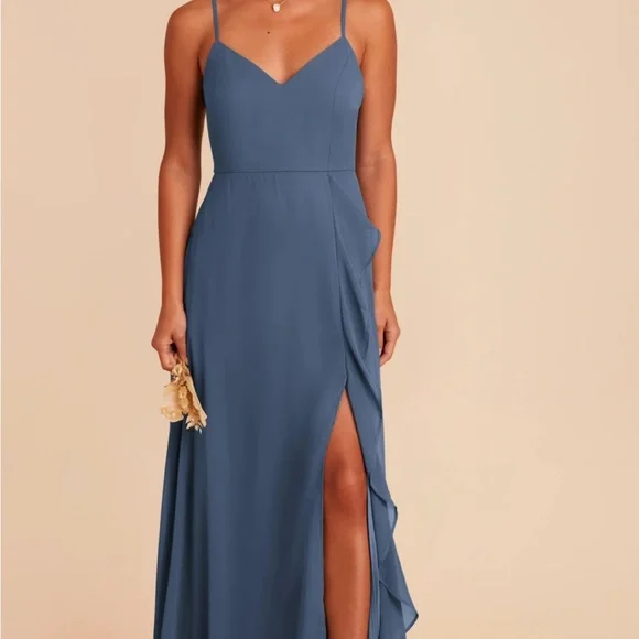 blue bird bridesmaid dresses Light Blue Bridesmaid Dress for Garden Wedding Strapless US14W / Light Blue main image 0